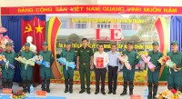 Launching the Self-Defense Battalion of Chon Thanh Water Supply Branch
