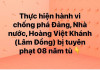 Tuyên phạt 08 năm tù với đối tượng có hành vi chống phá Đảng, Nhà nước