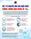 PHÒNG CHỐNG COVID-19 BẰNG VIỆC THỰC HIỆN CÁC KHUYẾN CÁO BẢO VỆ VÀ CHĂM SÓC SỨC KHỎE