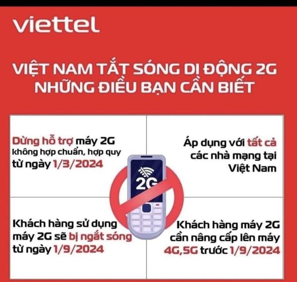 TẮT SÓNG 2G