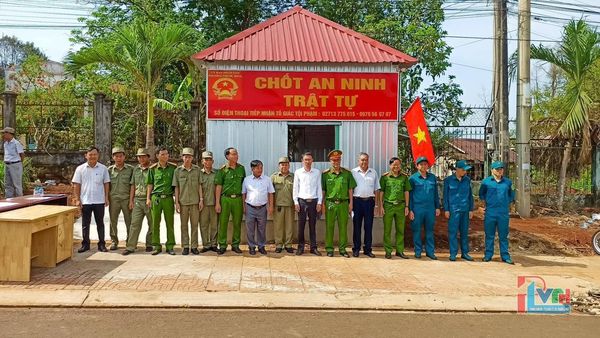 RA MẮT MÔ HÌNH PHÒNG CHỐNG TỘI PHẠM “CHỐT AN NINH TRẬT TỰ” TẠI KHU PHỐ PHƯỚC TRUNG – PHƯỜNG PHƯỚC BÌNH